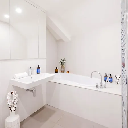 Days - Two-bedroom Maisonette With Ac And Terrace With Grill In Vinohrady Prague
